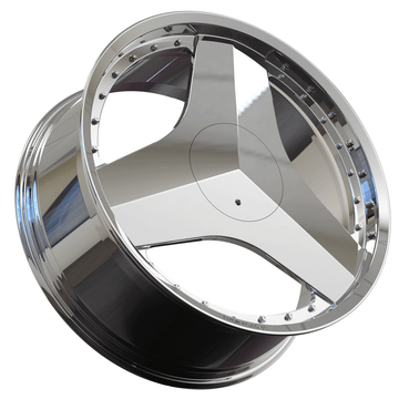 CUSTOM FORGED MONOBLOCK OLD SCHOOL MUSCLE CAR WHEELS SERIES: RV-MC33 - RVRN WHEELS